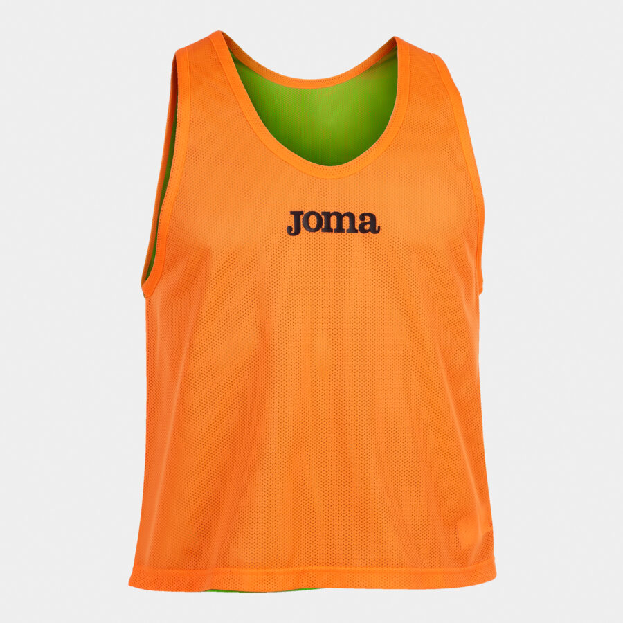 PETO ENTRENAMIENTO REVERSIBLE NARANJA-VERDE