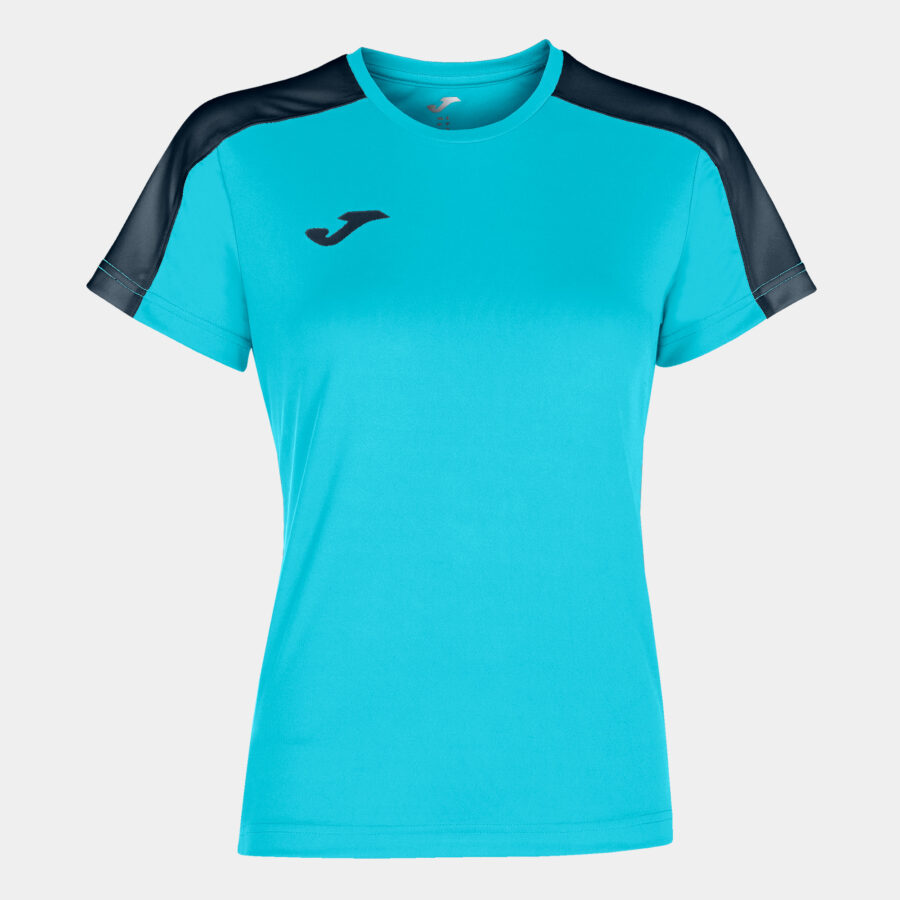 CAMISETA ACADEMY TURQUESA FLUOR-MARINO M/C
