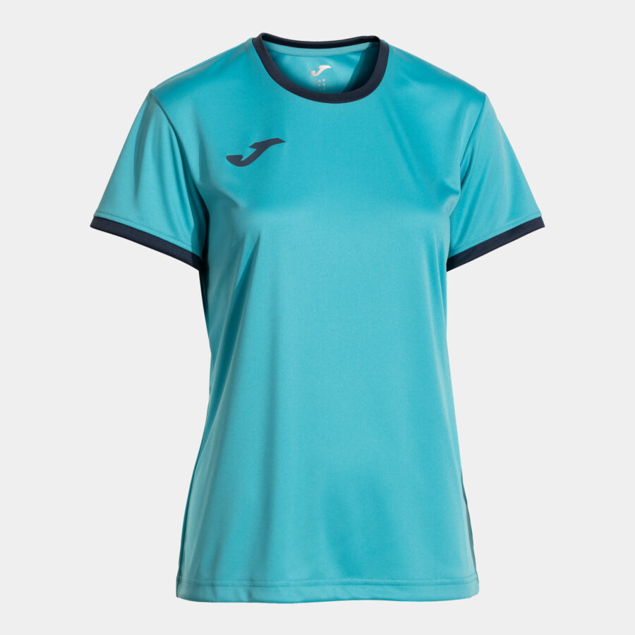 CAMISETA MANGA CORTA COMBI PREMIUM TURQUESA FLÚOR DARK NAVY