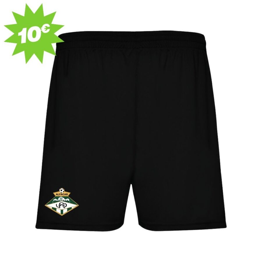 Pantalón corto negro UD Alfacar
